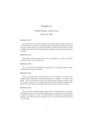 دانلود کتاب Solutions to Introduction to Algorithms