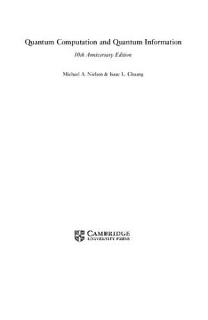 دانلود کتاب Quantum computation and quantum information