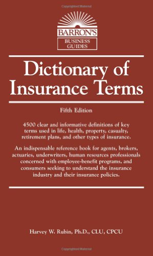 دانلود کتاب Dictionary of Insurance Terms
