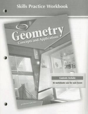 دانلود کتاب Geometry: Concepts and Applications, Skills Practice Workbook Answer Key