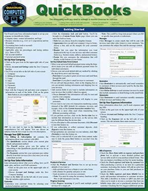 دانلود کتاب Quickbooks: a QuickStudy Laminated Reference Guide (Quickstudy Reference Guide)