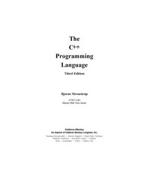 دانلود کتاب The C++ programming language (3rd Edition)