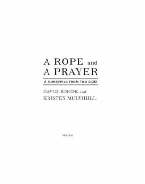 دانلود کتاب A Rope and a Prayer: A Kidnapping from Two Sides