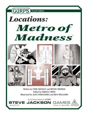 دانلود کتاب GURPS: Metro of Madness