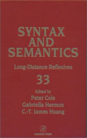 دانلود کتاب Syntax and Semantics Volume 33: Long Distance Reflexives