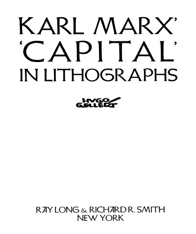 دانلود کتاب Karl Marx’ ‘Capital’ in Lithographs