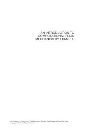 دانلود کتاب An Introduction to Computational Methods in Fluids