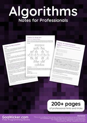 دانلود کتاب Algorithms: Notes for Professionals