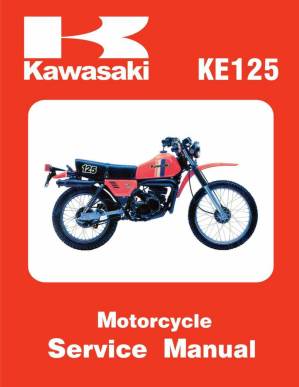 دانلود کتاب Kawasaki Ke125 Service Manual 1979-1982