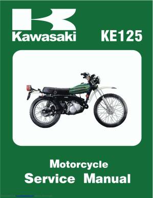 دانلود کتاب Kawasaki Ke125 Service Manual 1974-1980