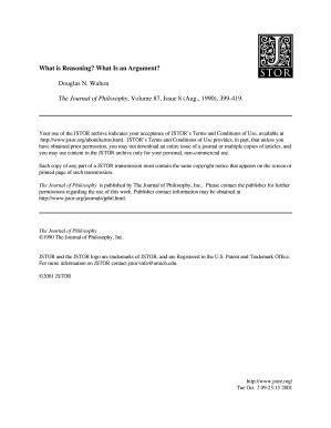 دانلود کتاب What is Reasoning What Is an Argument