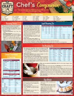 دانلود کتاب Chef’s Companion: A QuickStudy Laminated Reference Guide