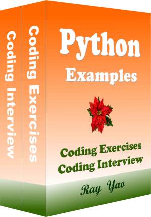 دانلود کتاب PYTHON Examples: Coding Exercises, Coding Interview