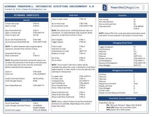 دانلود کتاب PowerShell 4.0 ISE Cheat Sheet