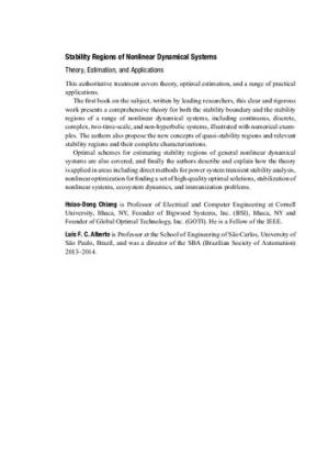 دانلود کتاب Stability Regions of Nonlinear Dynamical Systems: Theory, Estimation, and Applications