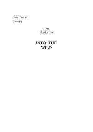 دانلود کتاب Krakauer, Jon – Into the Wild