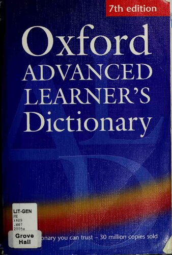دانلود کتاب Oxford Advanced Learner’s Dictionary (Dictionary) (Spanish Edition)