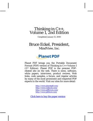 دانلود کتاب Thinking in Java 2nd edition