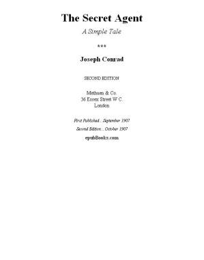 دانلود کتاب The Secret Agent