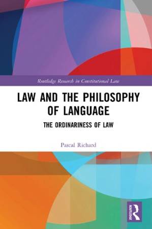 دانلود کتاب Law and Philosophy of Language: Ordinariness of Law
