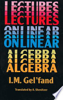 دانلود کتاب Lectures on Linear Algebra (Dover Books on Mathematics)
