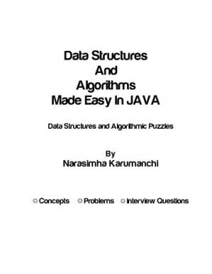 دانلود کتاب Data structures and algorithms made easy in Java : data structure and algorithmic puzzles