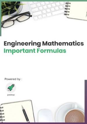 دانلود کتاب Engineering Mathematics Important Formulas