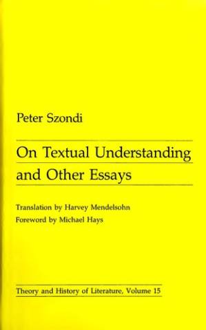 دانلود کتاب On Textual Understanding and Other Essays