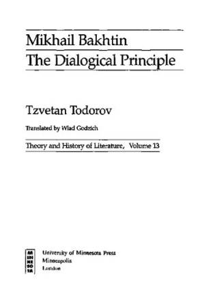 دانلود کتاب Mikhail Bakhtin: The Dialogical Principle