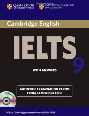 دانلود کتاب Cambridge Ielts 9 Self-Study Pack (Student’s Book with Answers and Audio CDs (2)) China Reprint Edition: Authentic Examination Papers from Cambridge ESOL (IELTS Practice Tests)