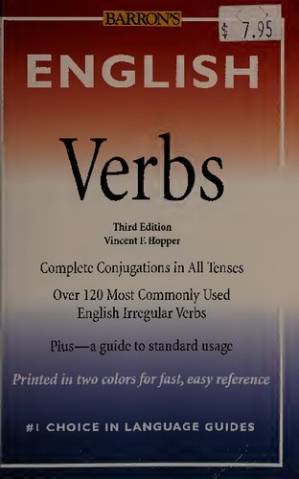 دانلود کتاب English Verbs (120+ Irregular Verbs Fully Conjugated)