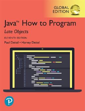 دانلود کتاب Java: How to Program: Late Objects (Eleventh Edition) (Use with Java SE8 or Java SE 9)