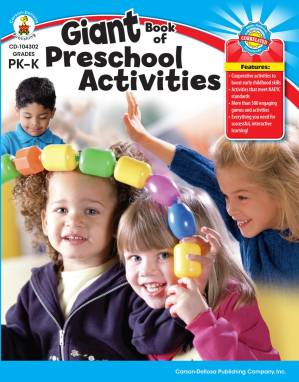 دانلود کتاب Giant Book of Preschool Activities, Grades PreK-K, CD 104302