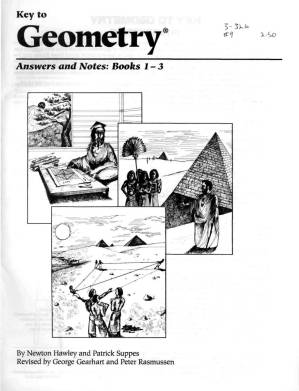دانلود کتاب Key to Geometry: Answers and Notes: Books 1 – 3