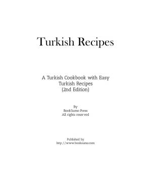 دانلود کتاب Turkish Recipes: A Turkish Cookbook with Easy Turkish Recipes