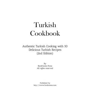 دانلود کتاب Turkish Cookbook: Authentic Turkish Cooking with 50 Delicious Turkish Recipes