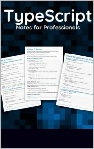 دانلود کتاب TypeScript Notes for Professionals: typed superset of JavaScript