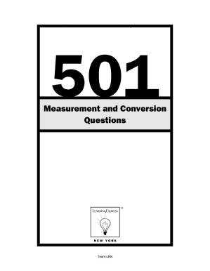 دانلود کتاب 501 Measurement & Conversion Questions (501 Series)