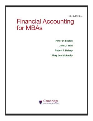 دانلود کتاب Financial Accounting for MBAs