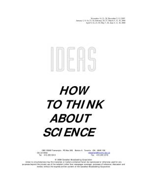 دانلود کتاب How To Think About Science