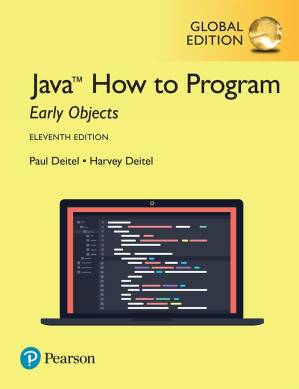 دانلود کتاب Java How to Program, Early Objects, Global Edition