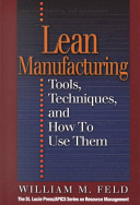 دانلود کتاب Lean Manufacturing: Tools, Techniques, and How to Use Them (Resource Management)
