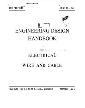 دانلود کتاب Engineering Design Handbook: Electrical Wire and Cable