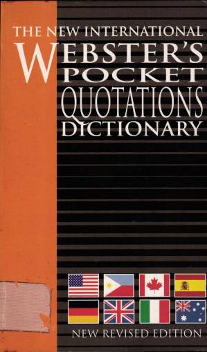 دانلود کتاب THE NEW INTERNATIONAL WEBSTER’S POCKET QUOTATIONS DICTIONARY