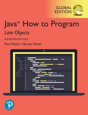 دانلود کتاب Java How to Program, Late Objects, Global Edition: with online chapters/appendices