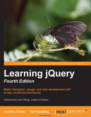 دانلود کتاب Learning jQuery 4th Edition