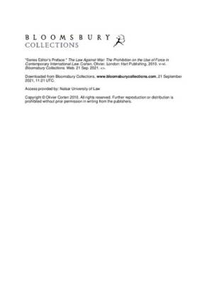 دانلود کتاب The Law Against War: The Prohibition on the Use of Force in Contemporary International Law