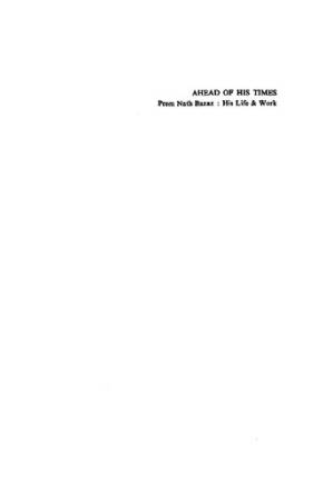 دانلود کتاب Ahead of his times, Prem Nath Bazaz : his life and work