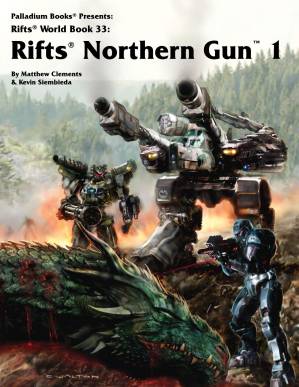 دانلود کتاب Rifts World Book 33 Northern Gun 1 by Matthew Clements, and Kevin Siembieda (z-lib.org)