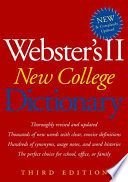 دانلود کتاب Webster’s II New College Dictionary